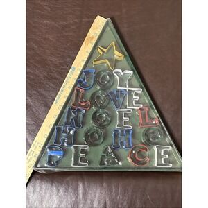 NOS NEW CHRISTMAS HOLIDAY COOKIE CUTTERS JOY LOVE NOEL HOHO PEACE LETTERS & STAR